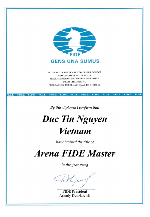 User certificate