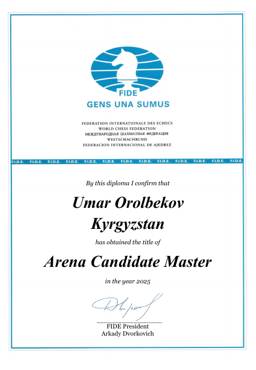 User certificate