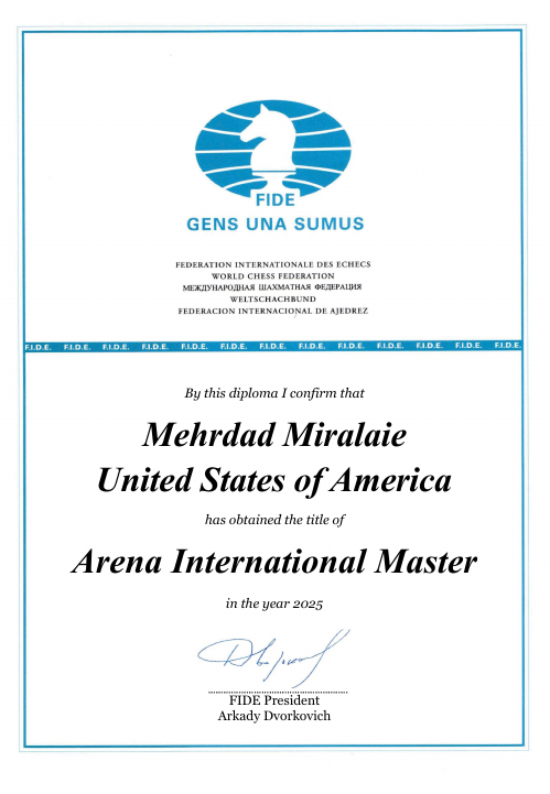 User certificate