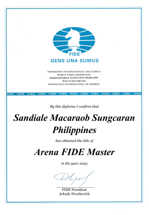 User certificate