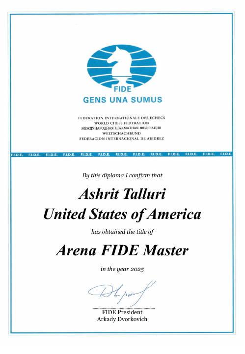 User certificate