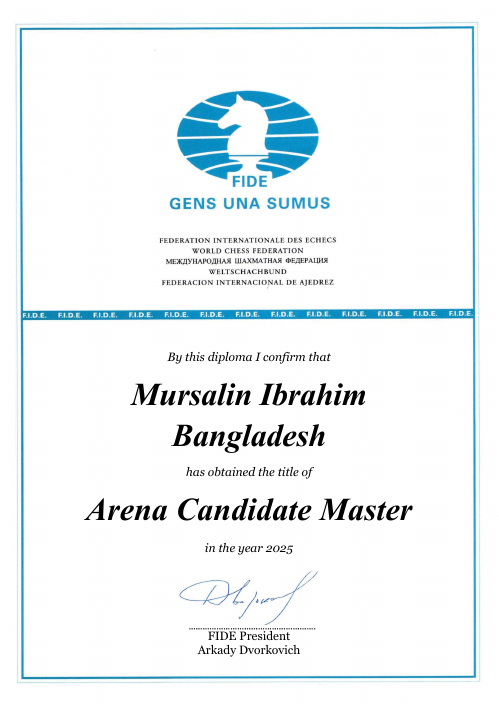 User certificate