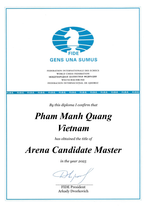 User certificate