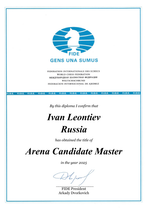 User certificate