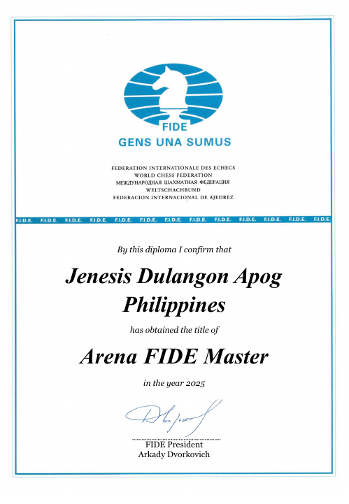 User certificate