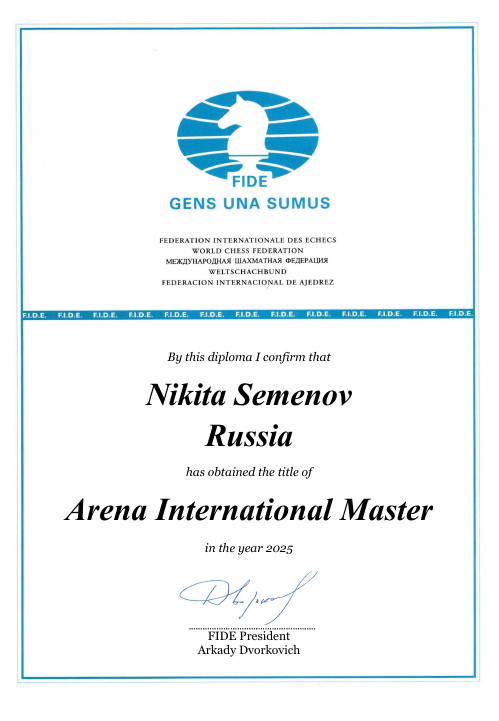 User certificate